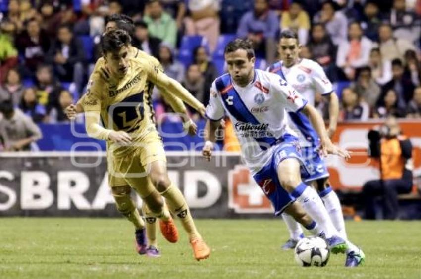 FÚTBOL . CLUB PUEBLA VS PUMAS