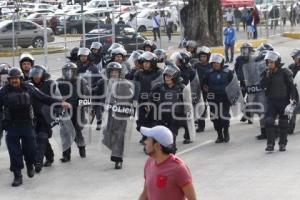 FÚTBOL. MANIFESTACIÓN ANTORCHA CAMPESINA