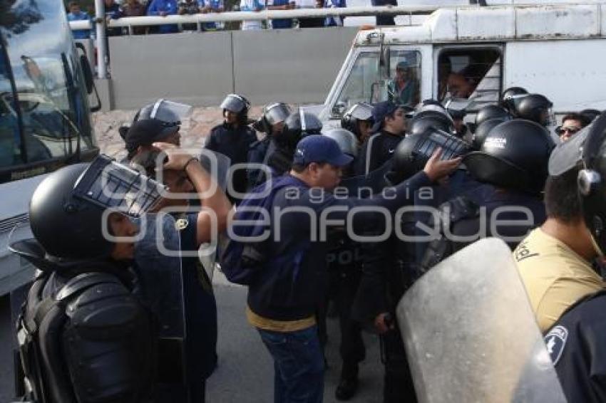 FÚTBOL. MANIFESTACIÓN ANTORCHA CAMPESINA