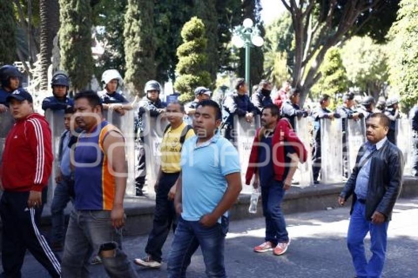 MANIFESTACIÓN COMERCIANTES AMBULANTES