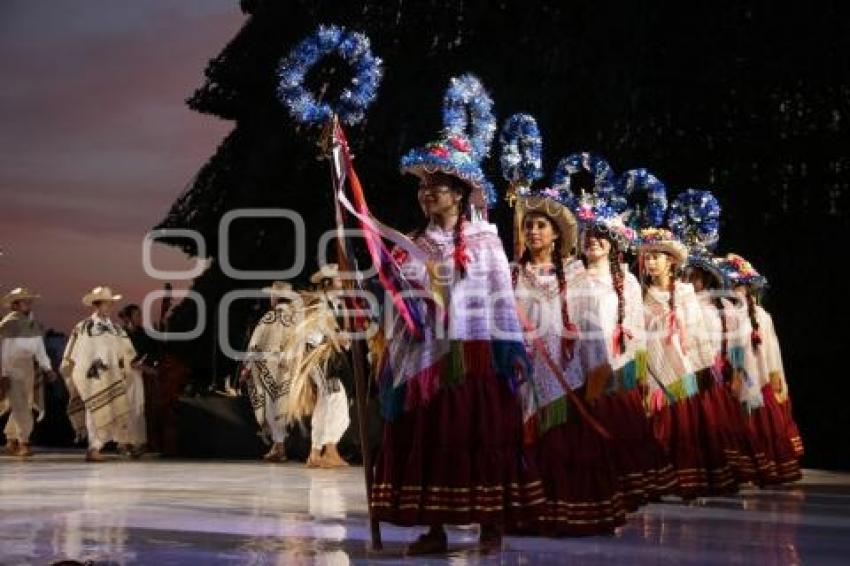 BUAP. ENCENDIDO ÁRBOL DE NAVIDAD