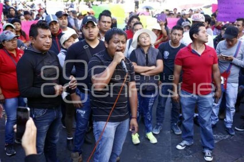 MANIFESTACIÓN COMERCIANTES AMBULANTES