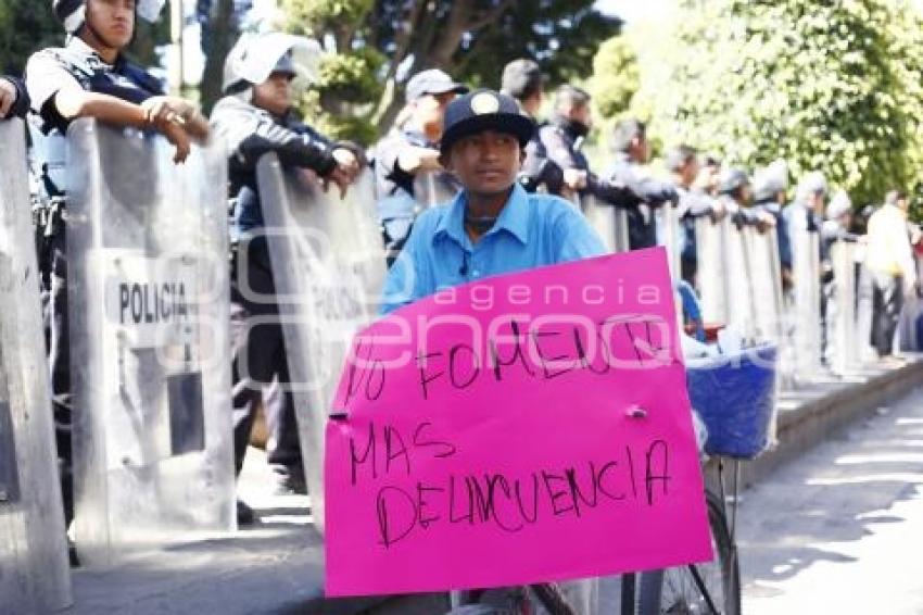 MANIFESTACIÓN COMERCIANTES AMBULANTES