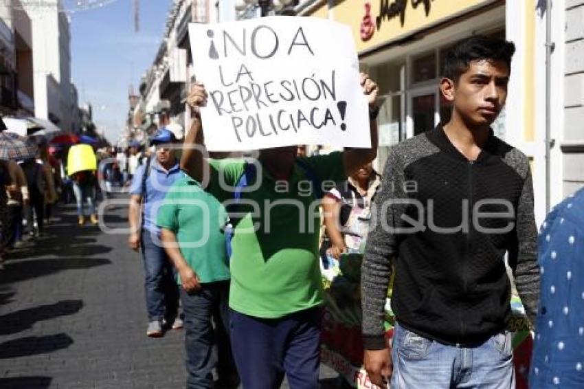 MANIFESTACIÓN COMERCIANTES AMBULANTES