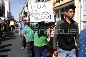 MANIFESTACIÓN COMERCIANTES AMBULANTES