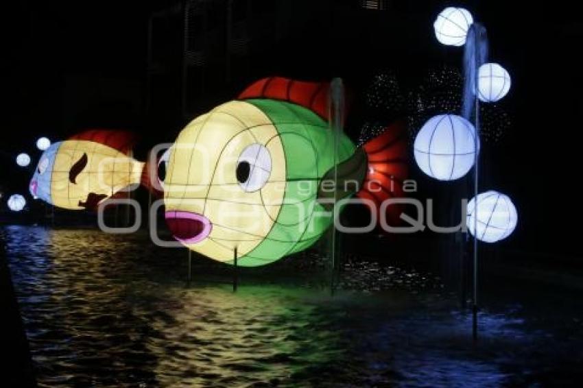 BUAP. ENCENDIDO ÁRBOL DE NAVIDAD