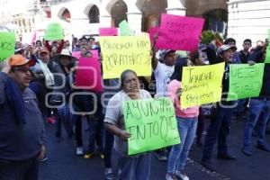 MANIFESTACIÓN COMERCIANTES AMBULANTES