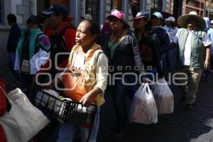 MANIFESTACIÓN COMERCIANTES AMBULANTES ANTORCHA