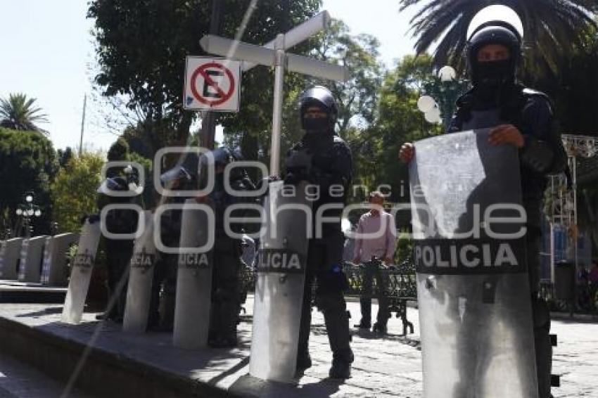 MANIFESTACIÓN COMERCIANTES AMBULANTES ANTORCHA