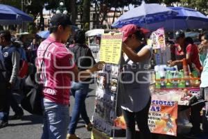 MANIFESTACIÓN COMERCIANTES AMBULANTES ANTORCHA