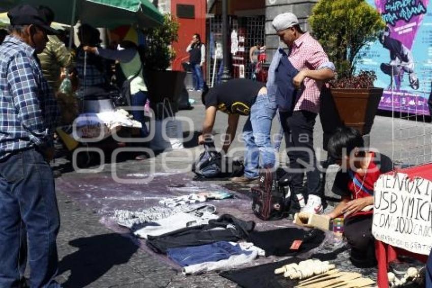 MANIFESTACIÓN COMERCIANTES AMBULANTES ANTORCHA