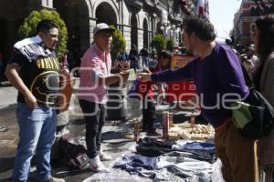 MANIFESTACIÓN COMERCIANTES AMBULANTES ANTORCHA