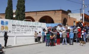 MANIFESTACIÓN HABITANTES SANTIAGO COLTZINGO