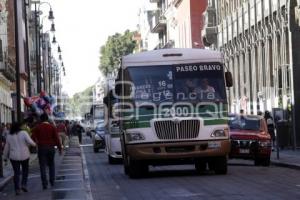 TRANSPORTE PÚBLICO . CENTRO HISTORICO