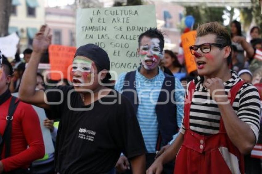 MANIFESTACIÓN DE PAYASOS