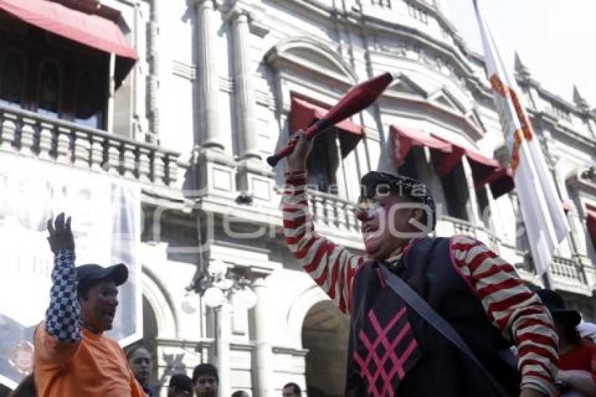 MANIFESTACIÓN DE PAYASOS