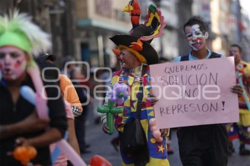 MANIFESTACIÓN DE PAYASOS