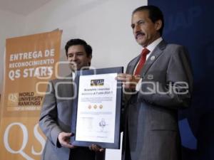 BUAP . RECONOCIMIENTO QS STARS