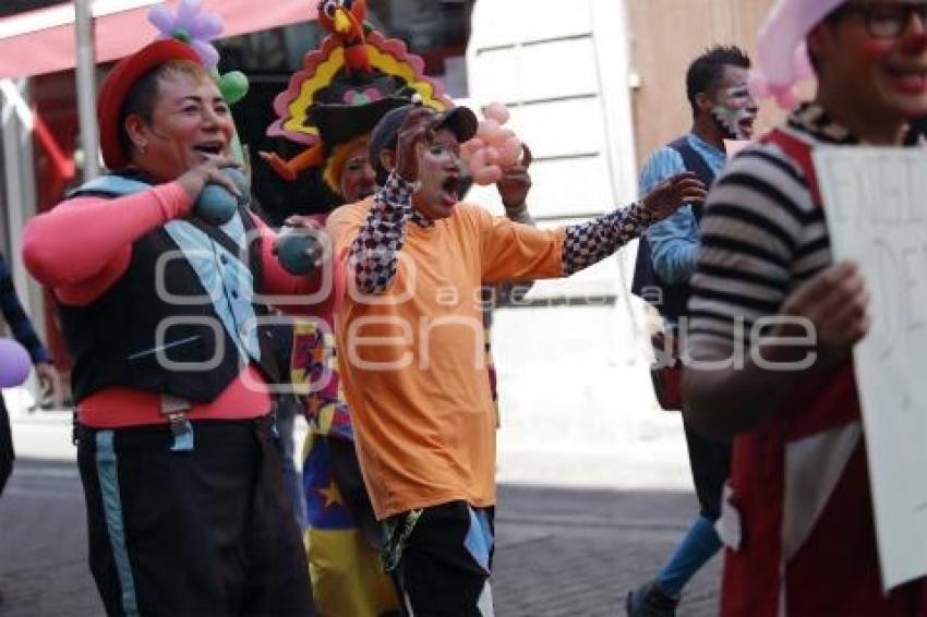 MANIFESTACIÓN DE PAYASOS