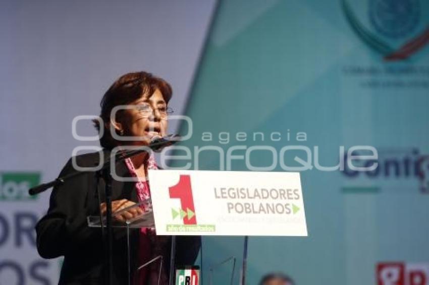 INFORME LEGISLADORES POBLANOS . PRI