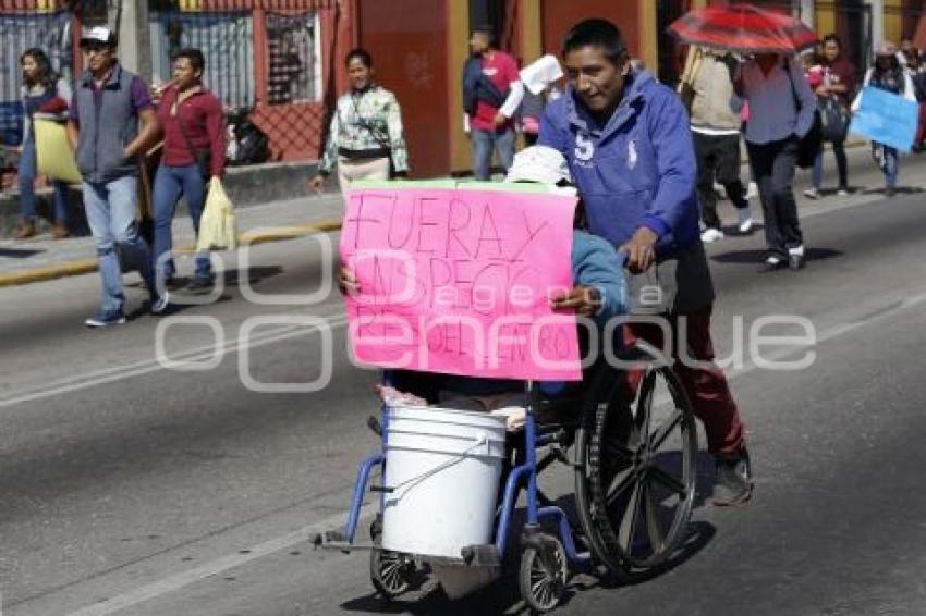 MANIFESTACIÓN COMERCIANTES AMBULANTES