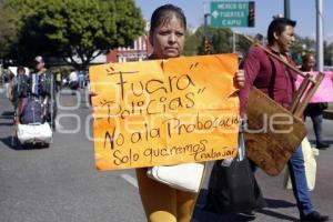 MANIFESTACIÓN COMERCIANTES AMBULANTES