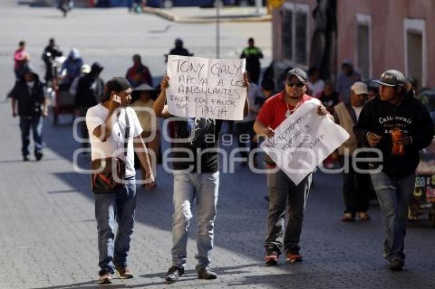 MANIFESTACIÓN COMERCIANTES AMBULANTES