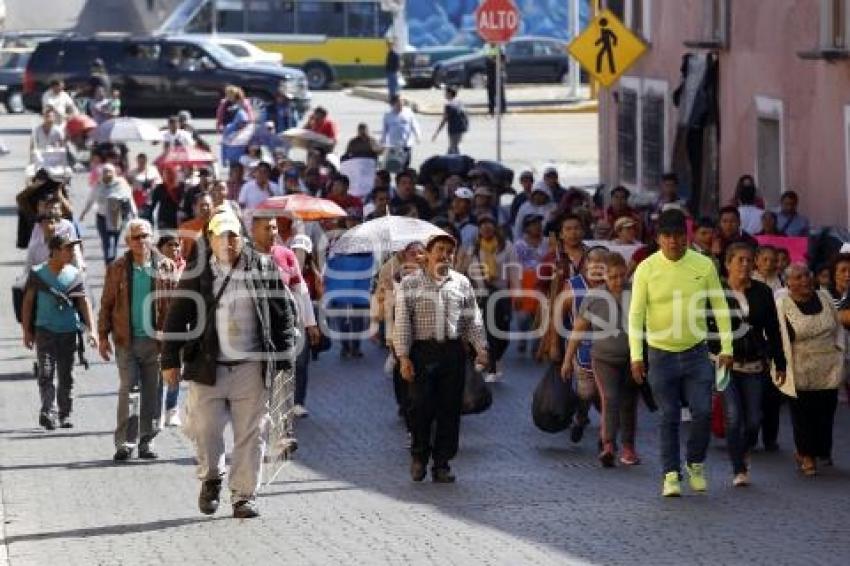 MANIFESTACIÓN COMERCIANTES AMBULANTES