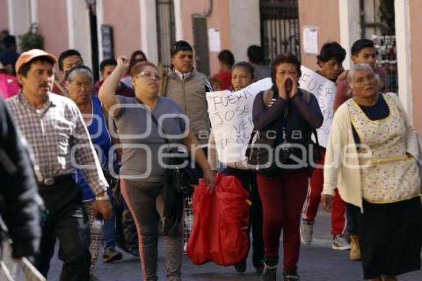 MANIFESTACIÓN COMERCIANTES AMBULANTES