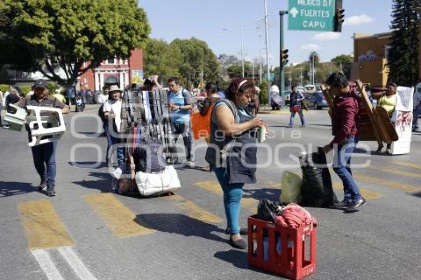 MANIFESTACIÓN COMERCIANTES AMBULANTES