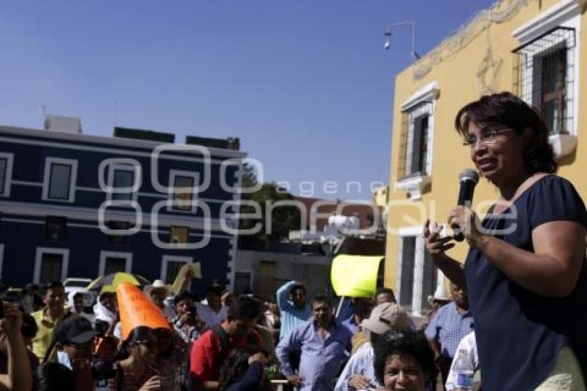 MANIFESTACION . SOCORRO QUEZADA