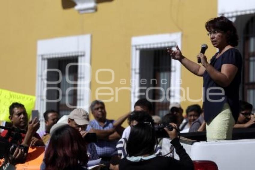 MANIFESTACION . SOCORRO QUEZADA