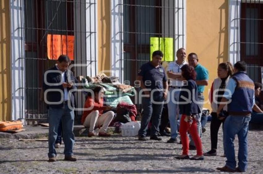 PLANTON CASA AGUAYO . SOCORRO QUEZADA