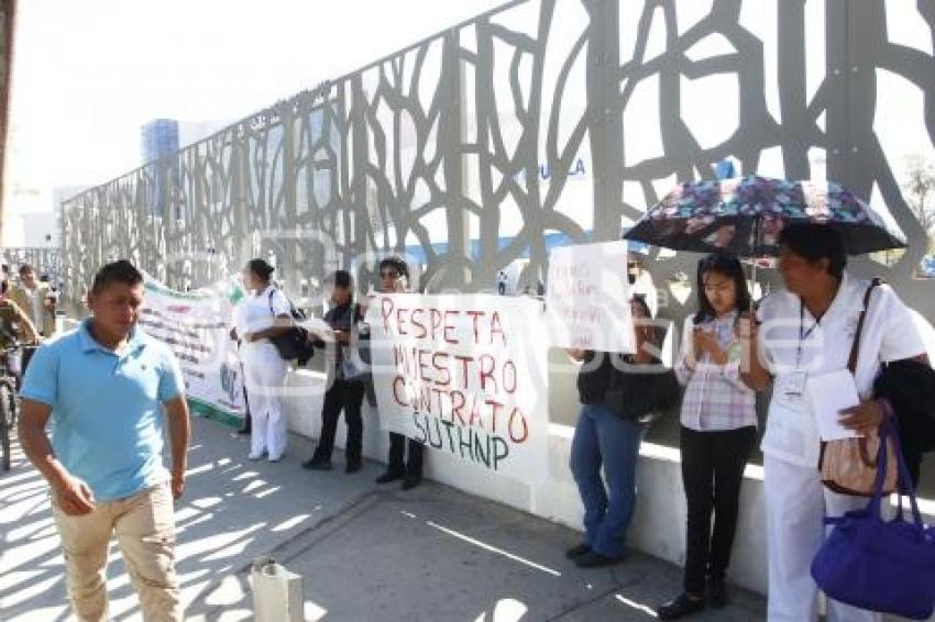 MANIFESTACIÓN TRABAJADORES HNP