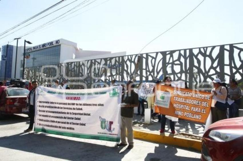 MANIFESTACIÓN TRABAJADORES HNP