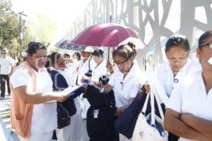 MANIFESTACIÓN TRABAJADORES HNP