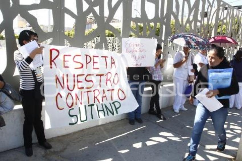 MANIFESTACIÓN TRABAJADORES HNP