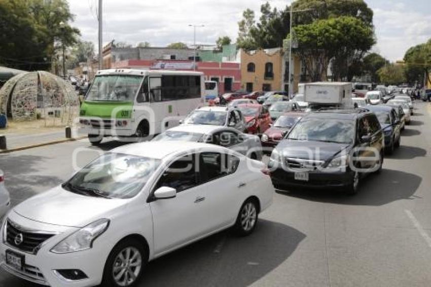 TRÁFICO . BULEVAR 5 DE MAYO