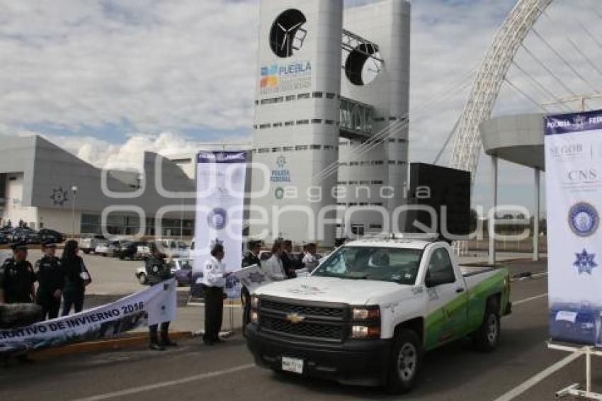 POLICÍA FEDERAL. OPERATIVO INVIERNO 2016