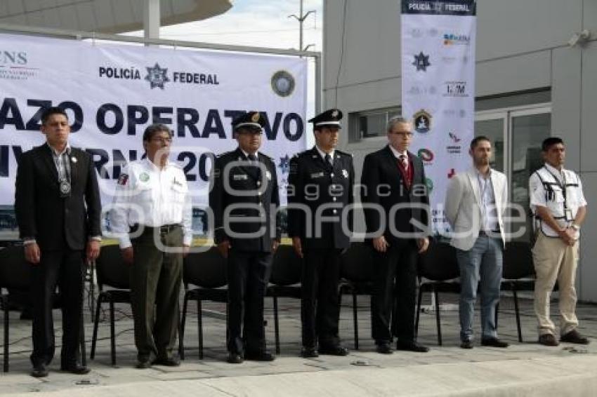 POLICÍA FEDERAL. OPERATIVO INVIERNO 2016