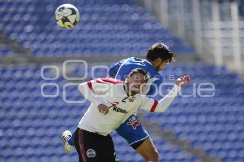 PRETEMPORADA . FÚTBOL . CLUB PUEBLA VS LOBOS