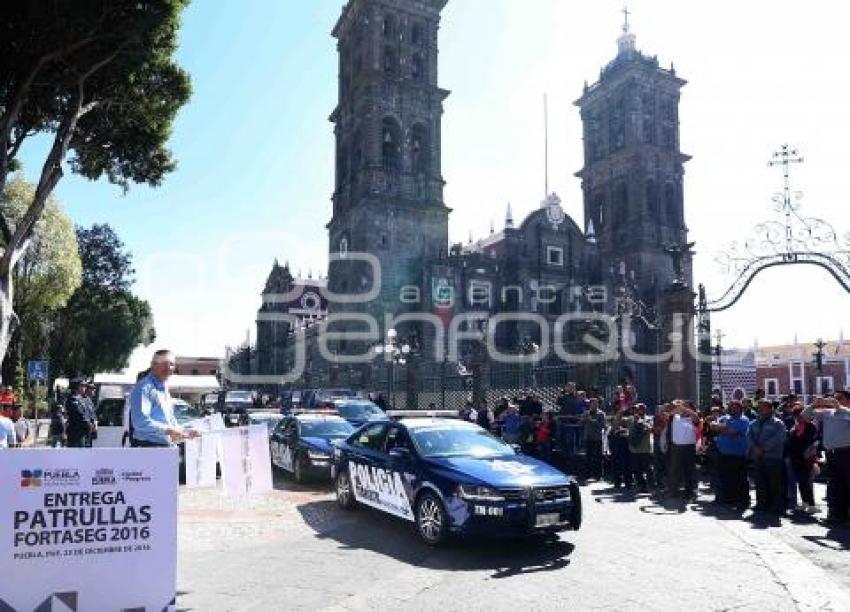 ENTREGA DE PATRULLAS FORTASEG