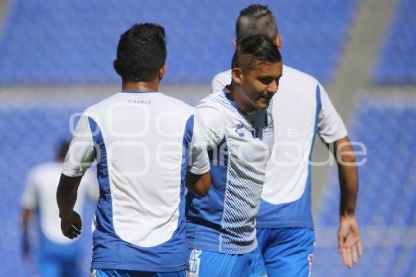 FÚTBOL . CLUB PUEBLA VS ALEBRIJES . PRETEMPORADA