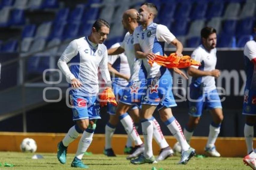 FÚTBOL . CLUB PUEBLA VS ALEBRIJES . PRETEMPORADA