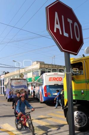 CHOQUE TRANSPORTE PÚBLICO