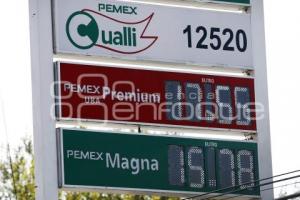 NUEVOS PRECIOS GASOLINA