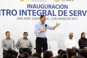 INAUGURACIÓN CIS SAN JOSÉ CHIAPA