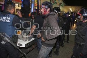 PROTESTAS POR GASOLINAZO . SAQUEOS