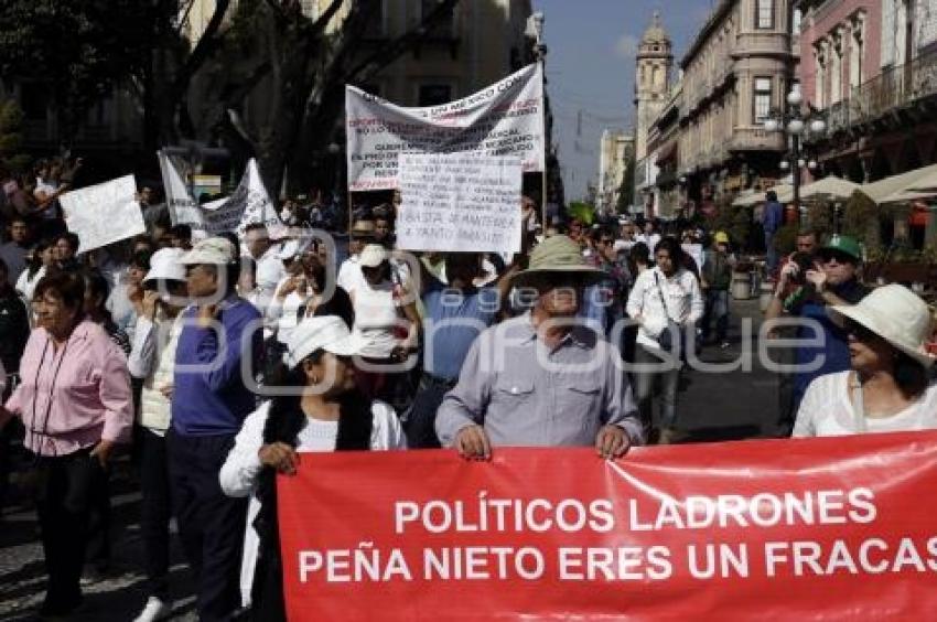 MANIFESTACIÓN CONTRA EL GASOLINAZO