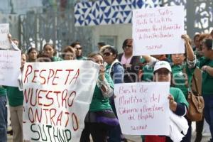 MANIFESTACIÓN TRABAJADORES HNP